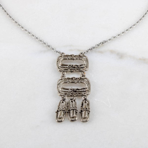 Mid-Century Brutalist Statement Necklace – Registered Design
