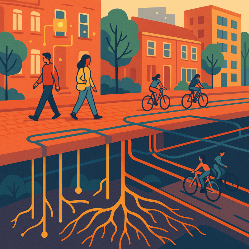 Steden als levende netwerken: mycelium-inspiratie voor flexibelere, slimmere en natuurlijkere mobiliteit