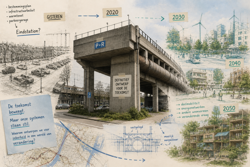 Ruimtelijke ordening ontwerpt vaak voor zekerheid. Maar hoe bouw je een stad voor een toekomst die blijft veranderen?