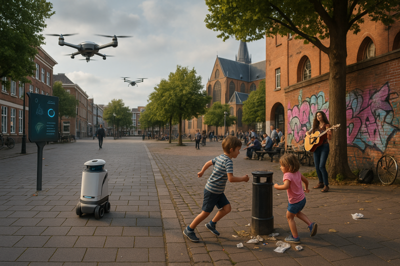 De stad balanceert tussen algoritmische orde en menselijke rommel: waar kiezen we voor in de openbare ruimte?