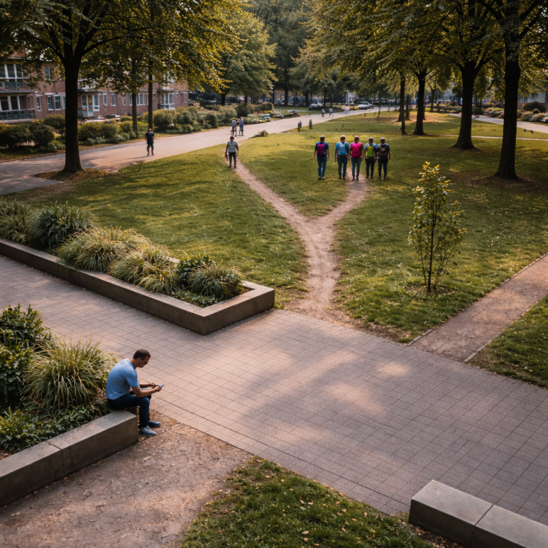 Ontwerpen vóór of mét gedrag? Stedelijke ruimte laat zien waar maakbaarheid haar grens bereikt