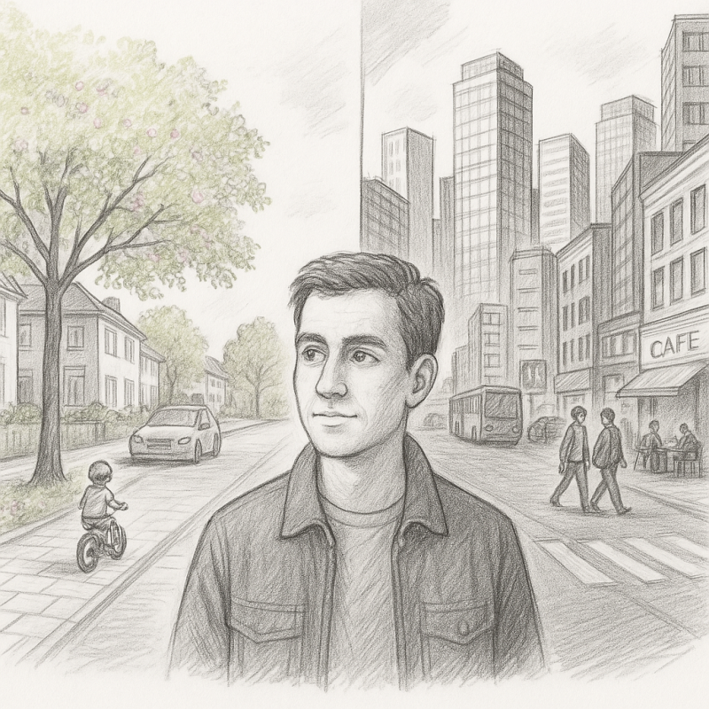 Waar eindigt stedelijkheid? Niet in steen of schaal, maar in ons hoofd — waar stad soms dorp wordt, of andersom