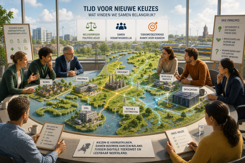 Nieuwe keuzes voor stroom en ruimte: welke maatschappelijke functies geven we prioriteit in Nederland?