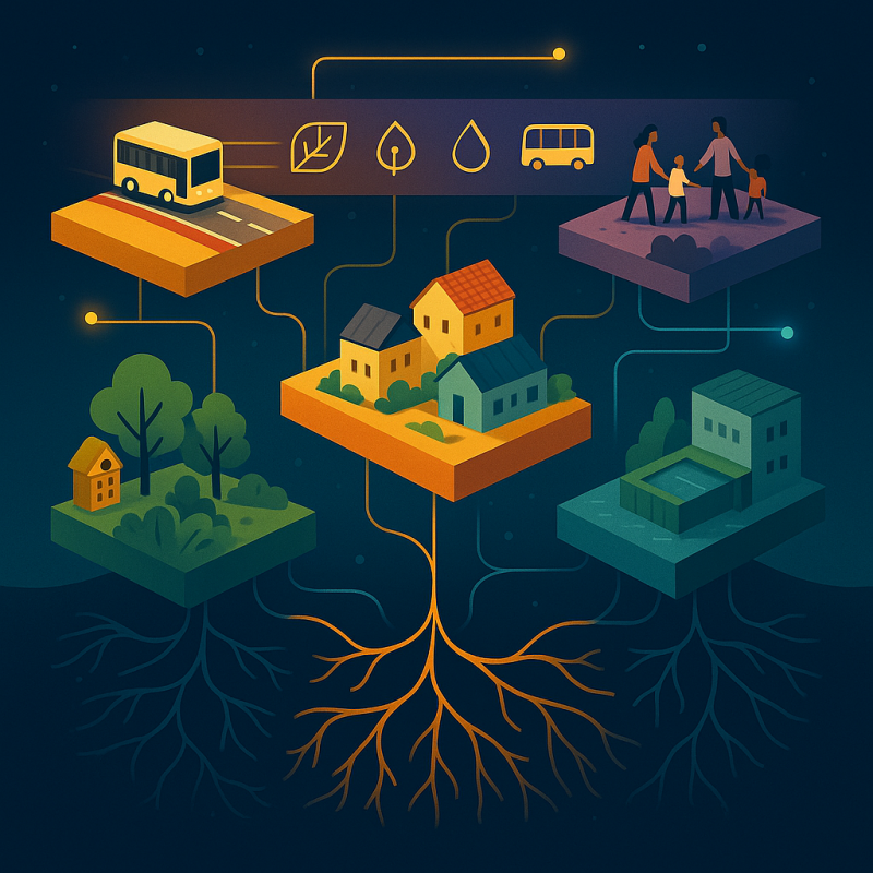 Van silo’s naar symbiose: hoe beleidsterreinen samen een levend stedelijk ecosysteem vormen