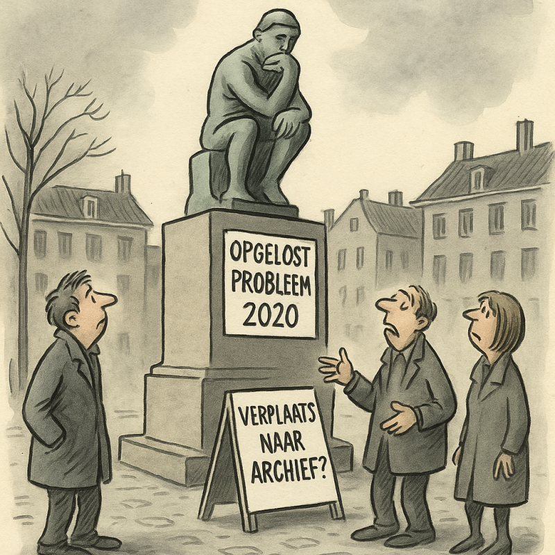 We blijven bouwen voor gisteren – maar wat als het probleem morgen verdwijnt?
