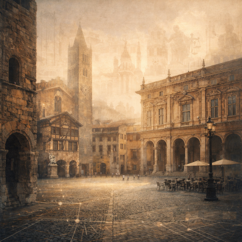 Steden dragen hun waarden in steen ...  lang nadat hun makers verdwenen zijn