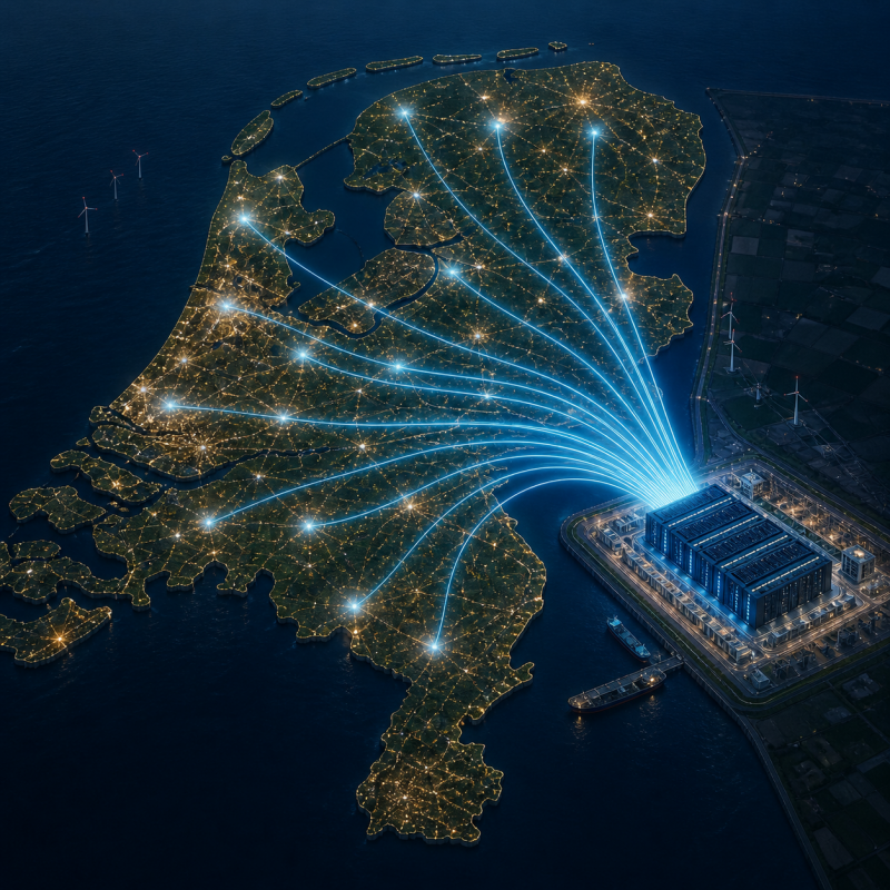 Nederland als digitale toegangspoort van Europa: datastromen, energie en de verborgen infrastructuur erachter