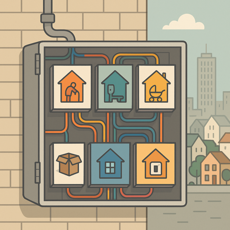 Wonen is een keten van keuzes. Pas als álle schakels meebewegen, kan de stad weer ademen.