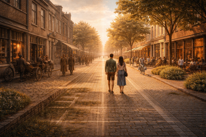 De stad als geheugen: hoe eeuwenoude structuren en keuzes zichtbaar blijven in de stad van vandaag