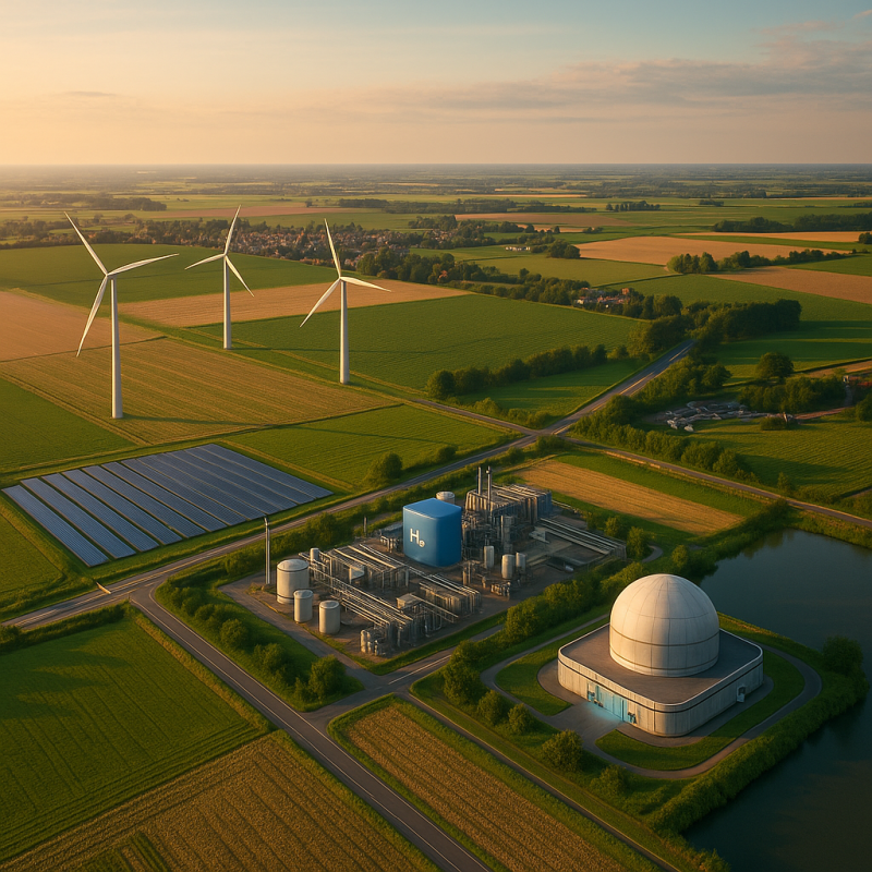 Energie krijgt vorm in het landschap: wind, zon en kernkracht weven samen aan een nieuw Nederlands energielandschap?