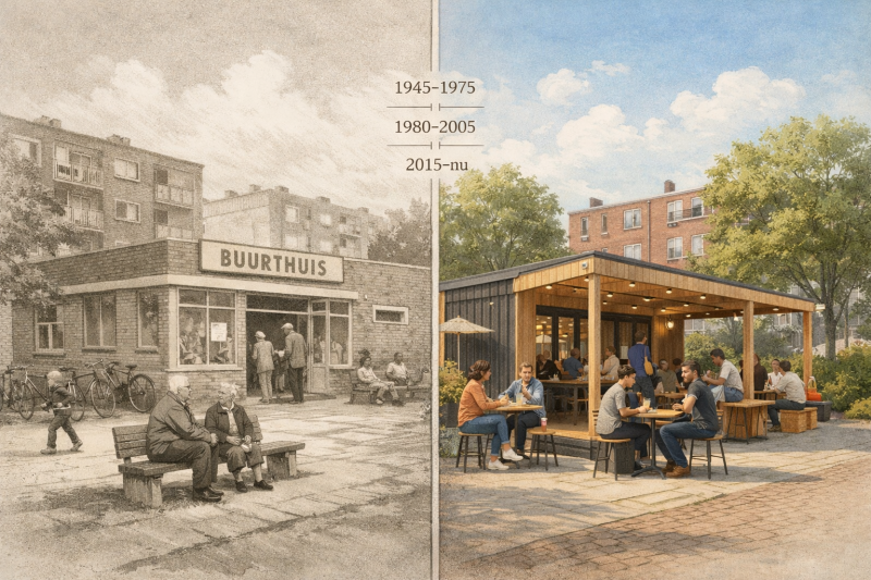 Van naoorlogs buurthuis naar modern buurtpaviljoen: de herontdekking van sociale infrastructuur in Nederlandse wijken