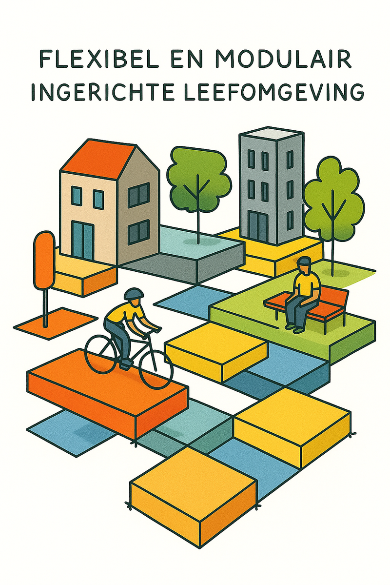 Een modulaire, toekomstbestendige stad die meebeweegt met veranderende behoeften