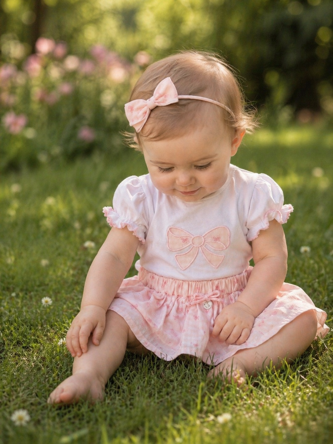 Deolinda strikjes bloomer set