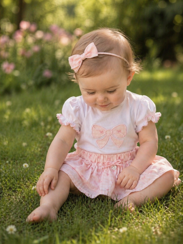 Deolinda strikjes bloomer set
