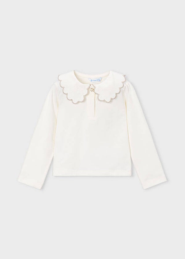 Mayoral winter 2027 meisjes polo T-shirt met kraagje