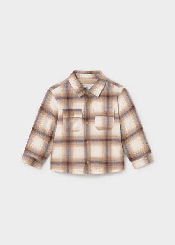 Mayoral winter 2027 jongens gevoerd jacket beige bruin