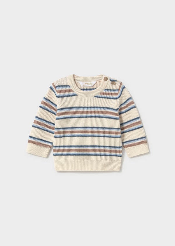 Mayoral winter 2027 jongens trui creme gestreept