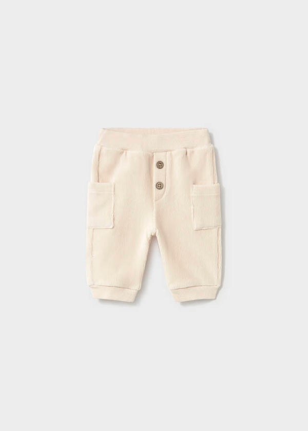 Mayoral winter 2027 knit pants soft creme