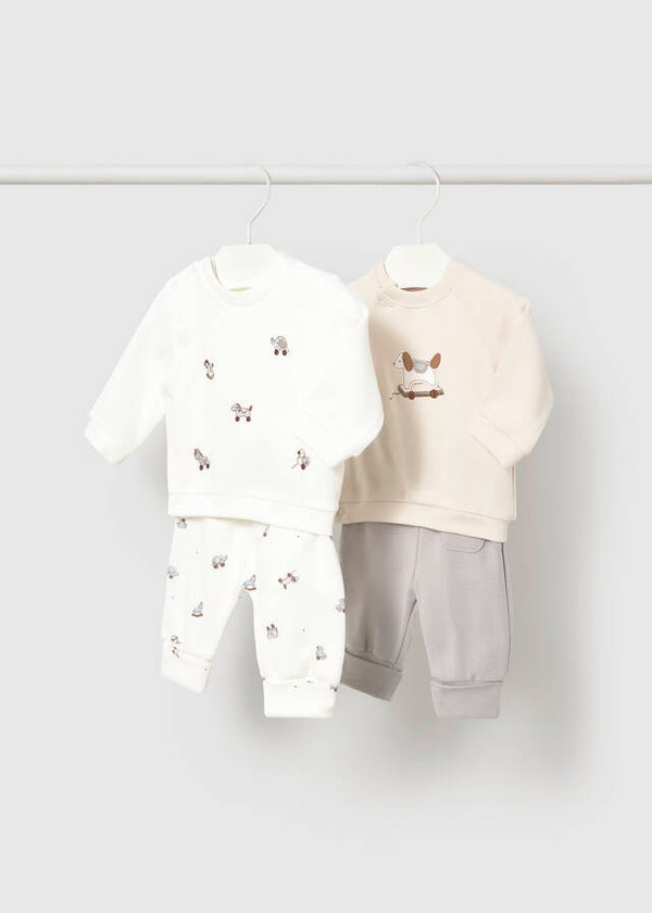 Mayoral winter 2027 newborn jongens 4-delige knit set