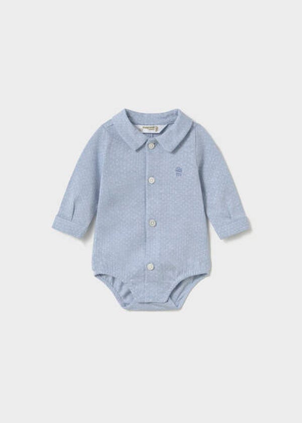 Mayoral winter 2027 jongens polo romper lichtblauw