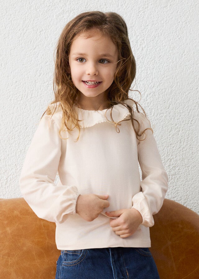 Mayoral winter 2027 meisjes T-shirt met kraagje
