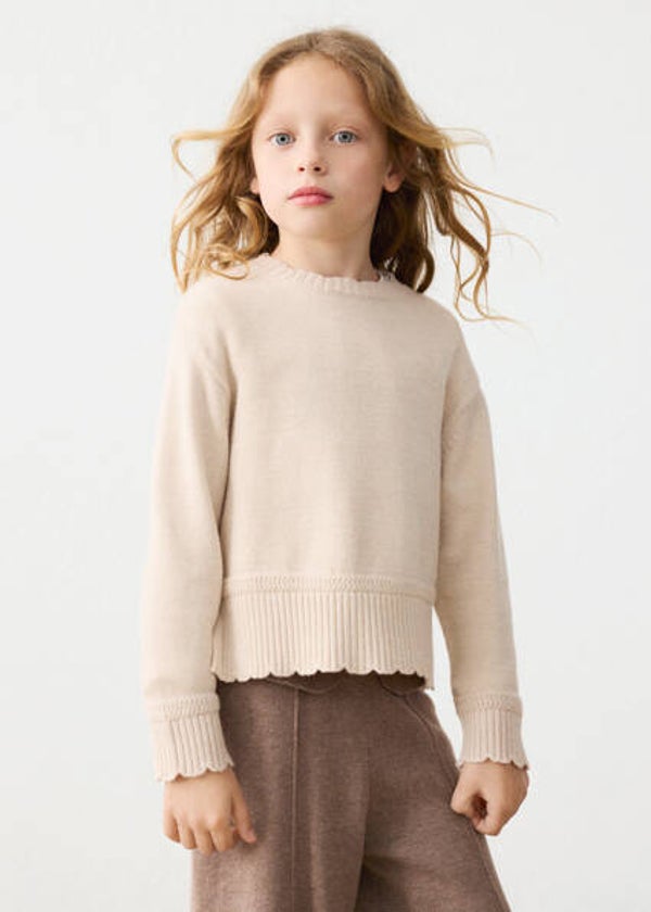 Mayoral winter 2027 meisjes knit truitje beige