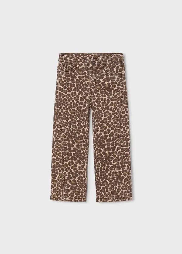 Mayoral winter 2027 meisjes leopard wide pants