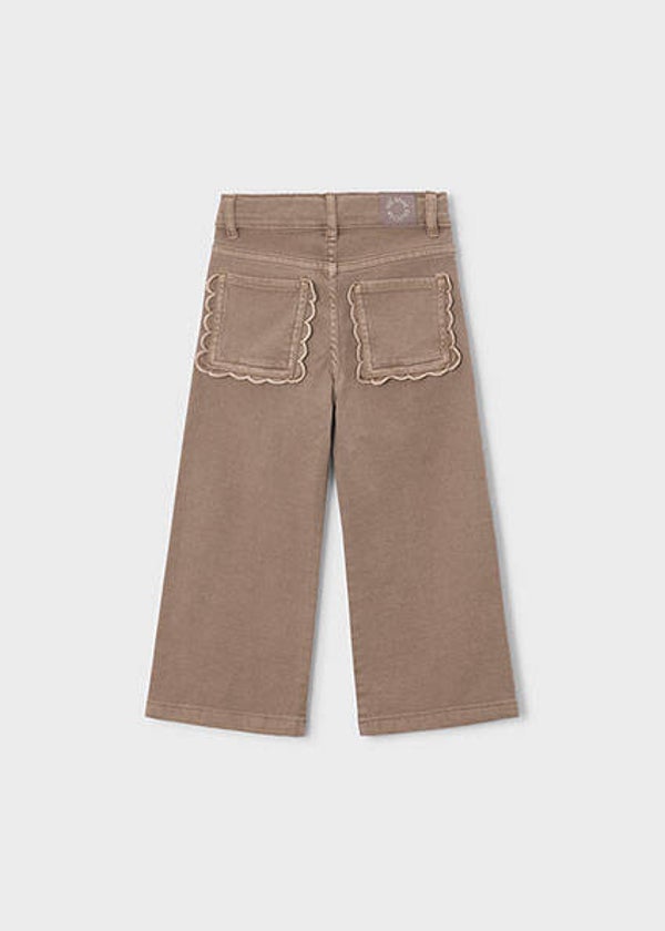 Mayoral winter 2027 meisjes twill pants taupe