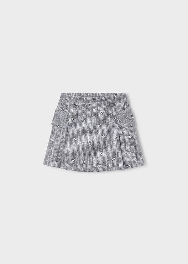 Mayoral winter 2027 meisjes rokje met textuur grey