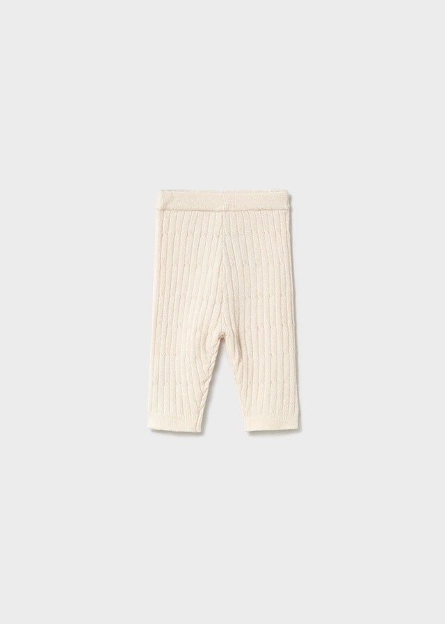 Mayoral winter 2027 newborn kabel legging cream