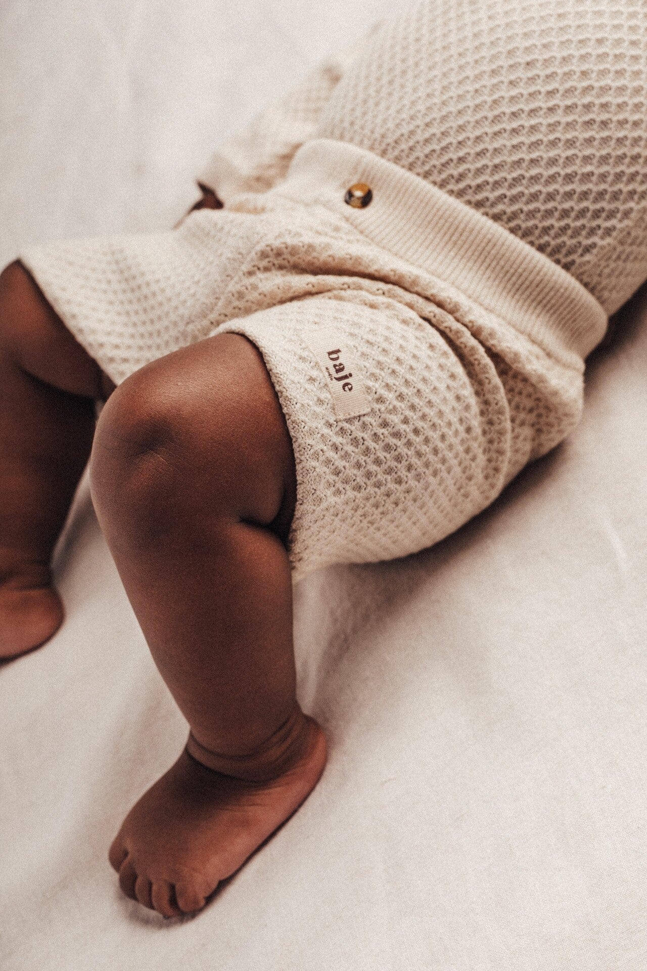 Baje Newborn Uriz kort broekje off white