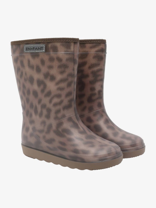 En Fant Thermoboots Pine bark panter print
