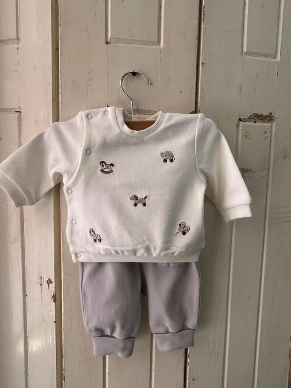 Mayoral winter 2027 newborn jongens 2-delige knit set