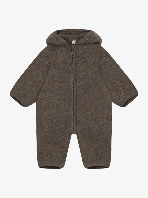 HUTTeliHUT pak van 100% wol bruin melange