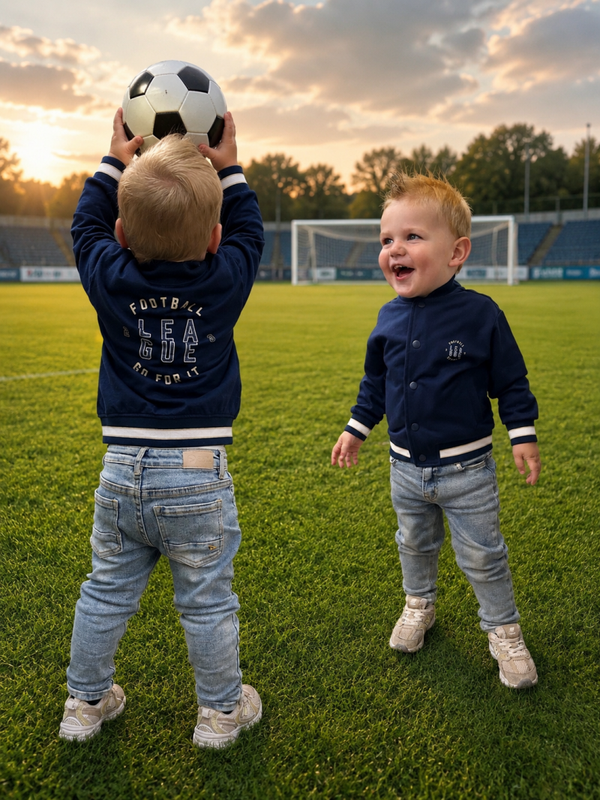 Mayoral zomer 2026 jongens bomber jacket football navy