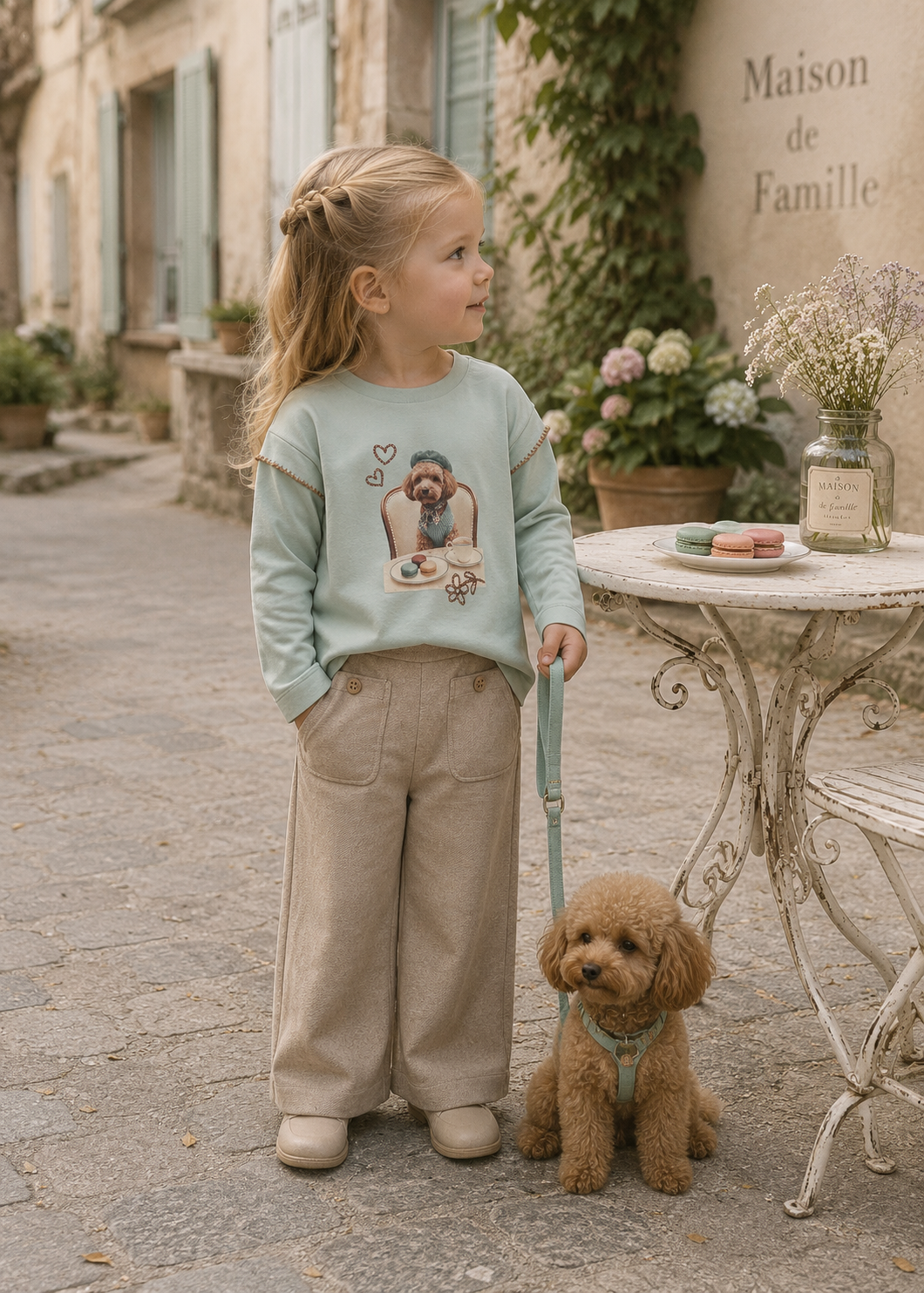 Mayoral winter 2027 meisjes longsleeve glamour dog