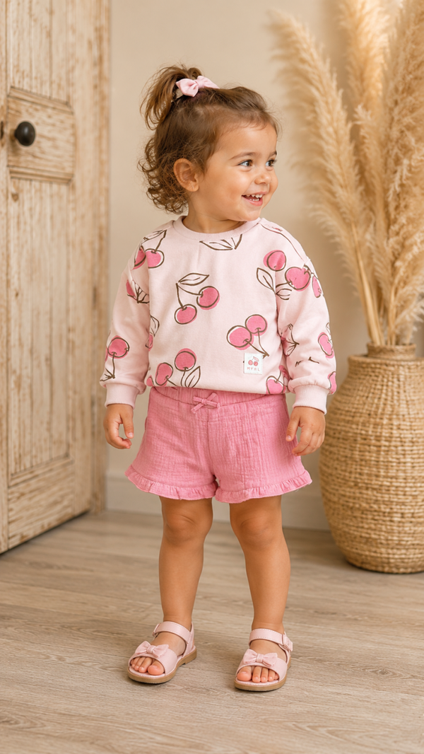 Mayoral zomer 2026 meisjes sweater cherry