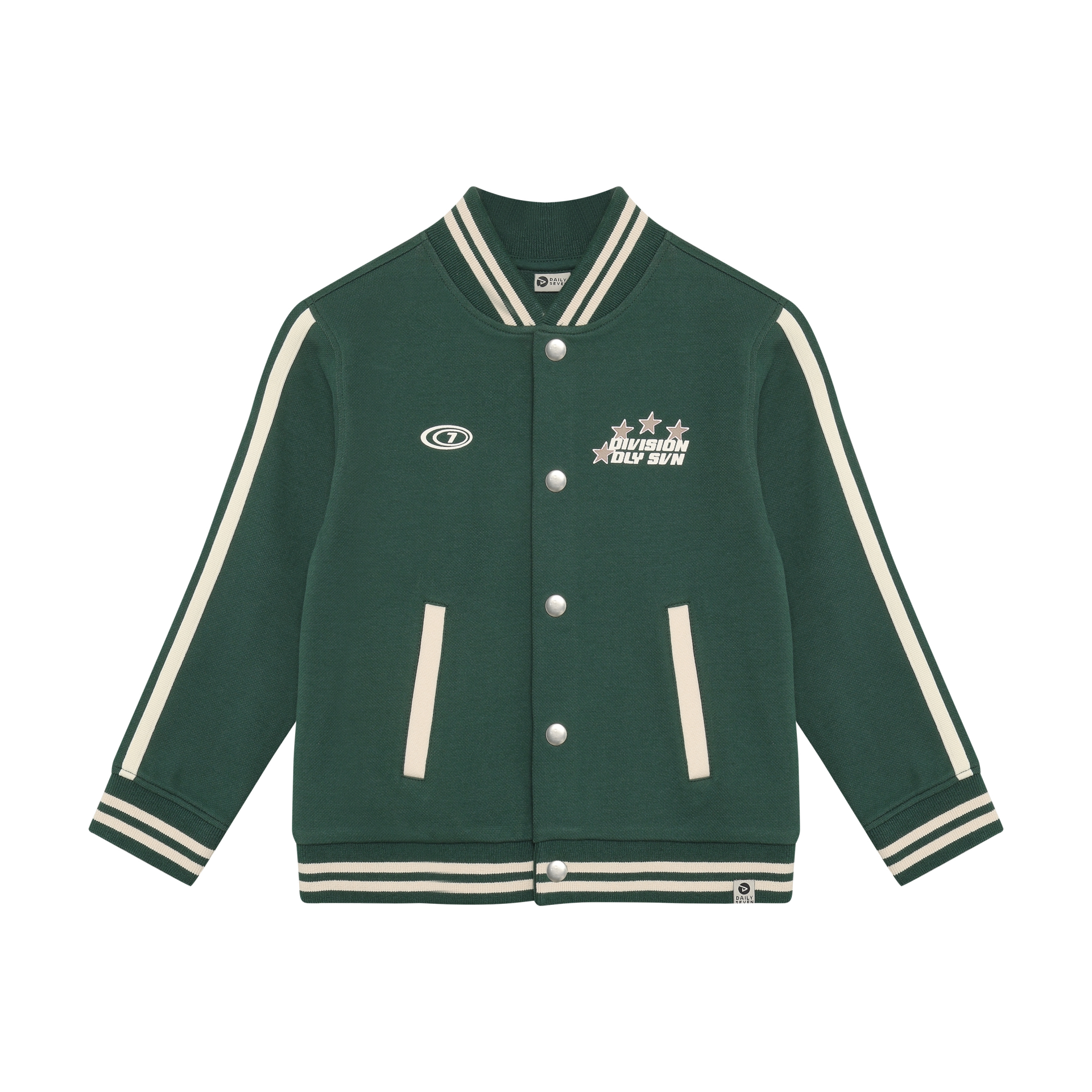 Daily7 jongens oversized bomber jacket green