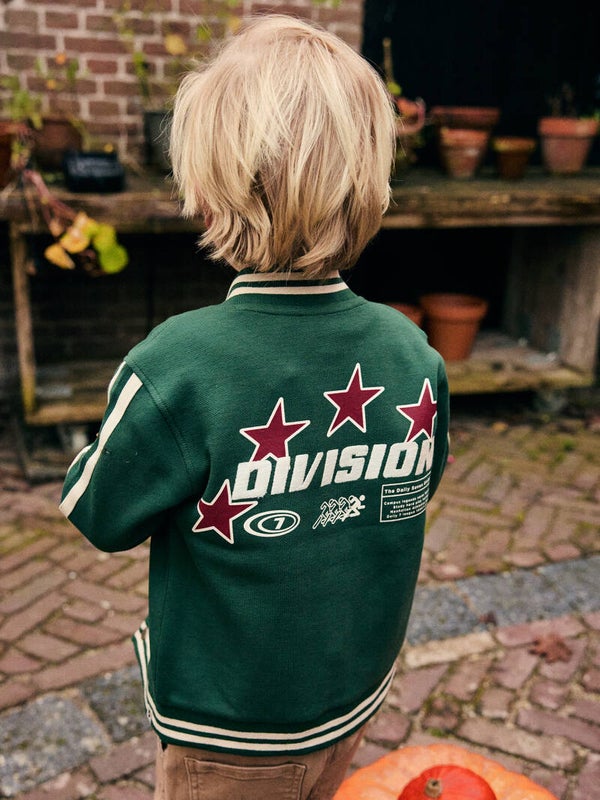 Daily7 jongens oversized bomber jacket green