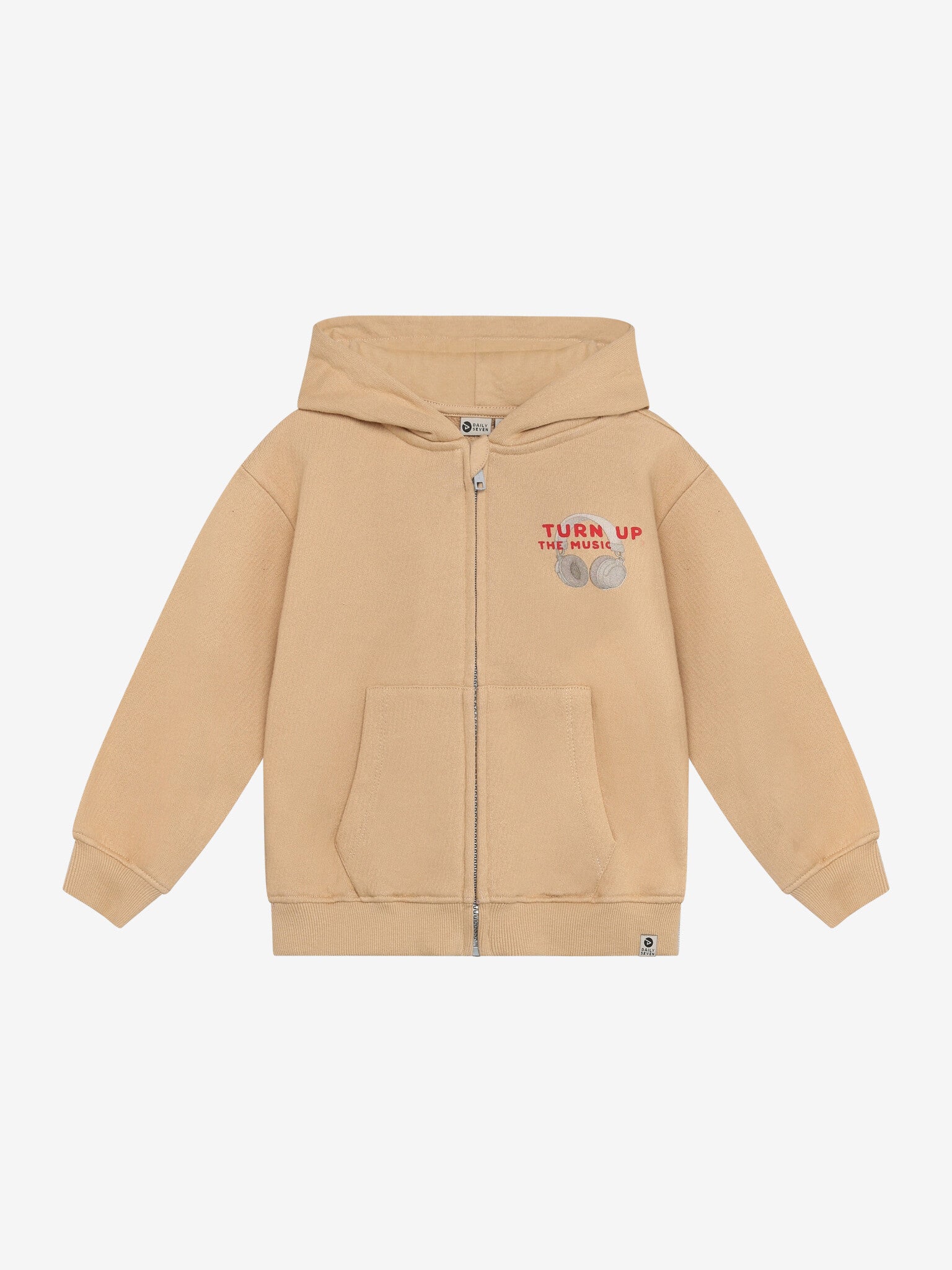 Daily7 jongens zipper hoodie backprint cassettes
