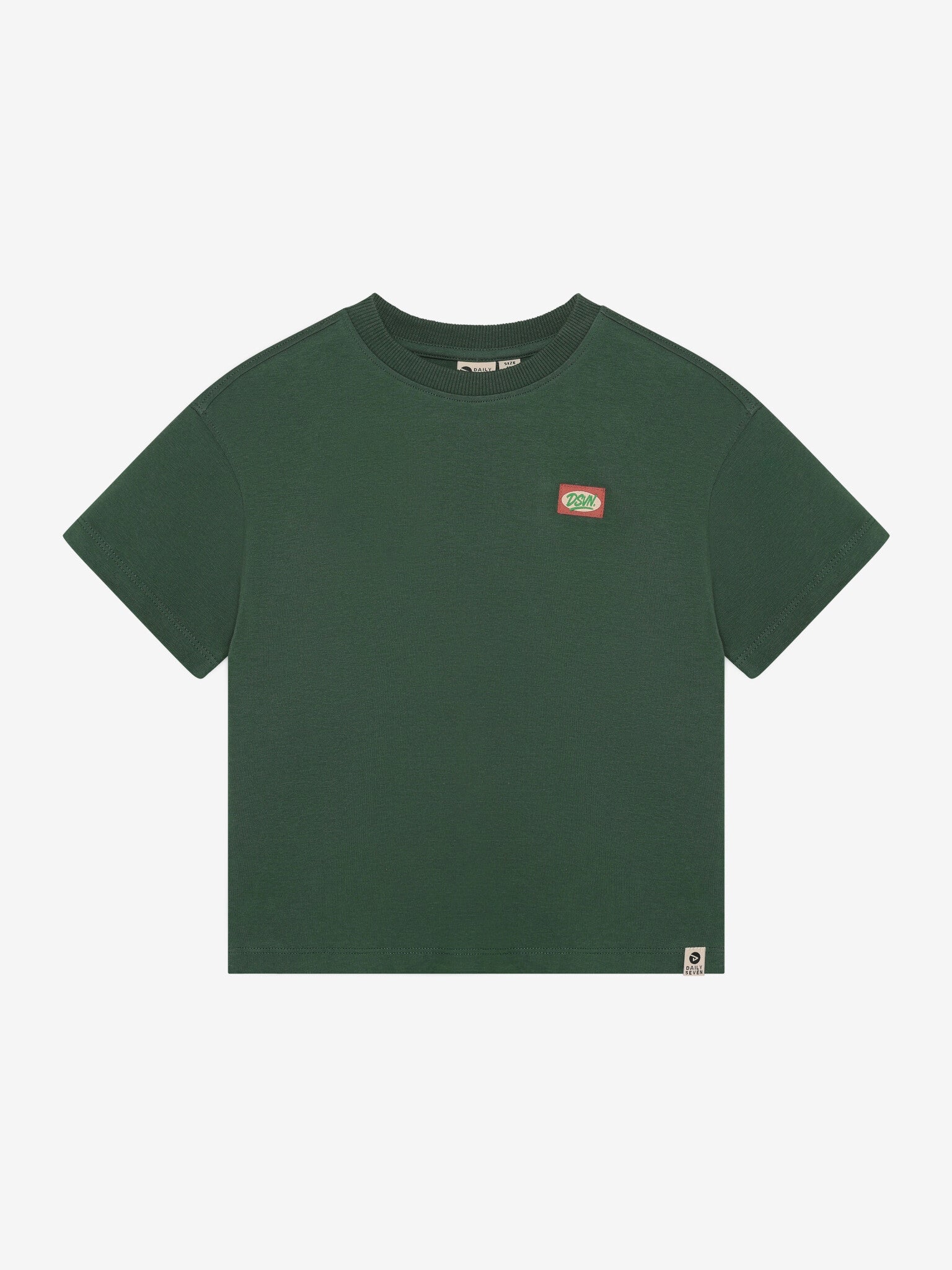 Daily7 jongens oversized T-shirt groen