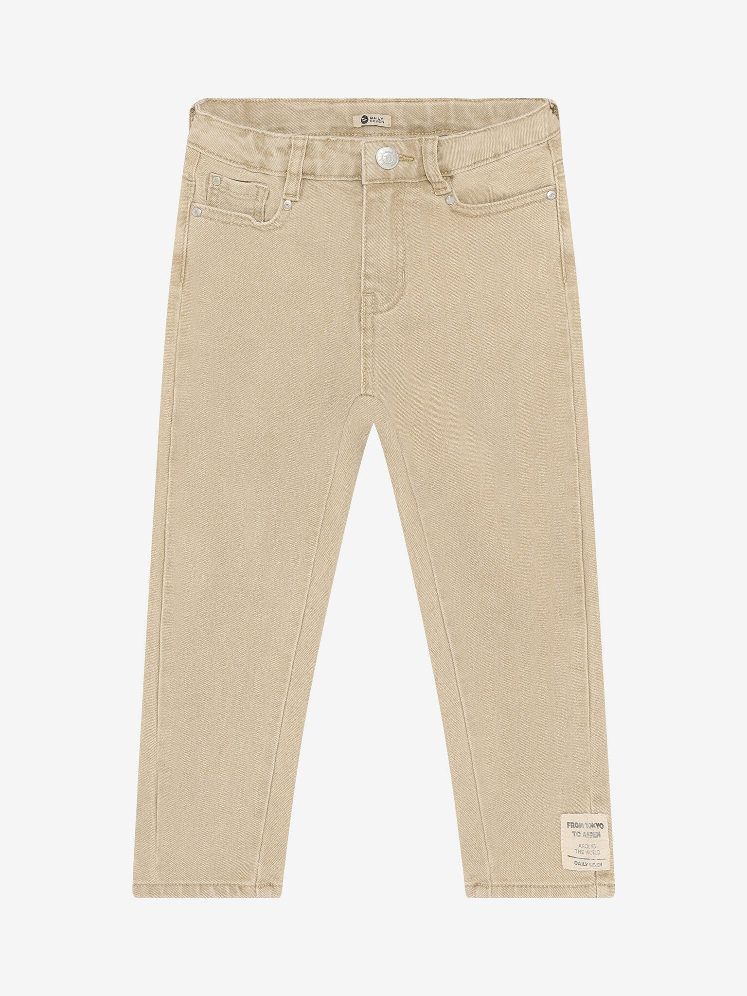 Daily7 Relaxed fit denim taupe