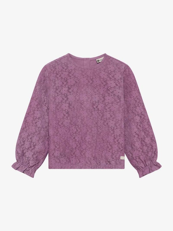 Daily7 Longsleeve met kant paars