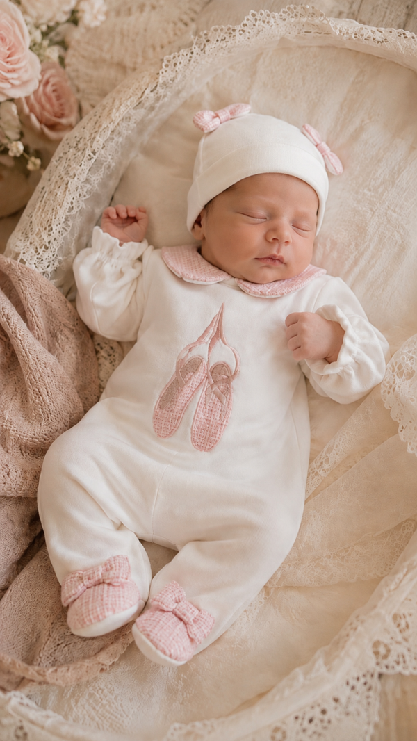Deolinda babypakje ballerina met mutsje