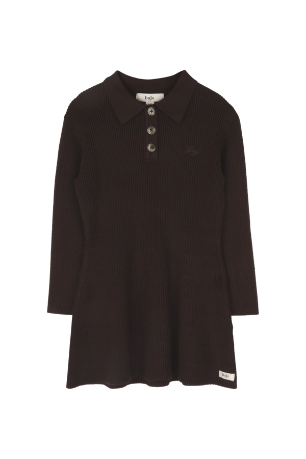 Baje Studio Norez dress choco brown