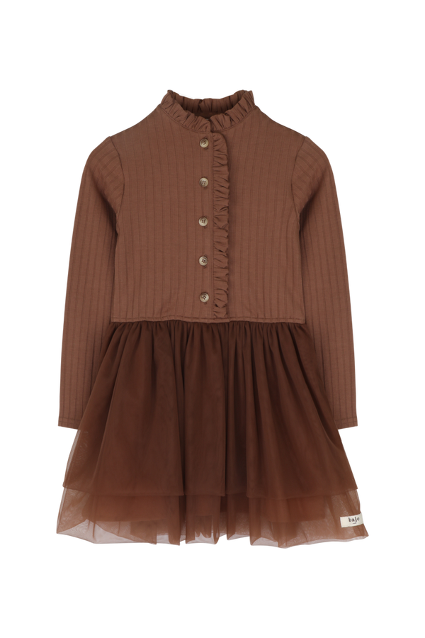 Baje Studio Junna dress copper brown