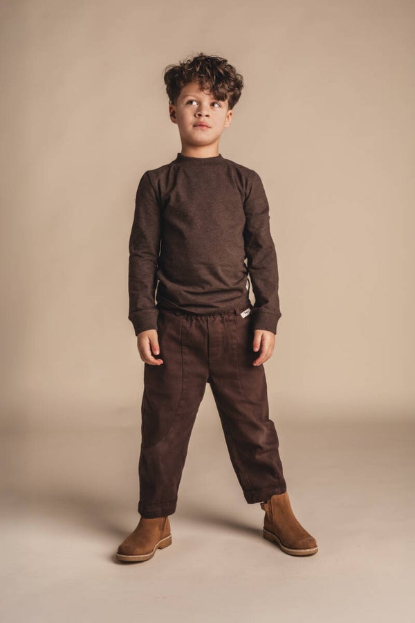 Baje Studio Stoney longsleeve brown choco