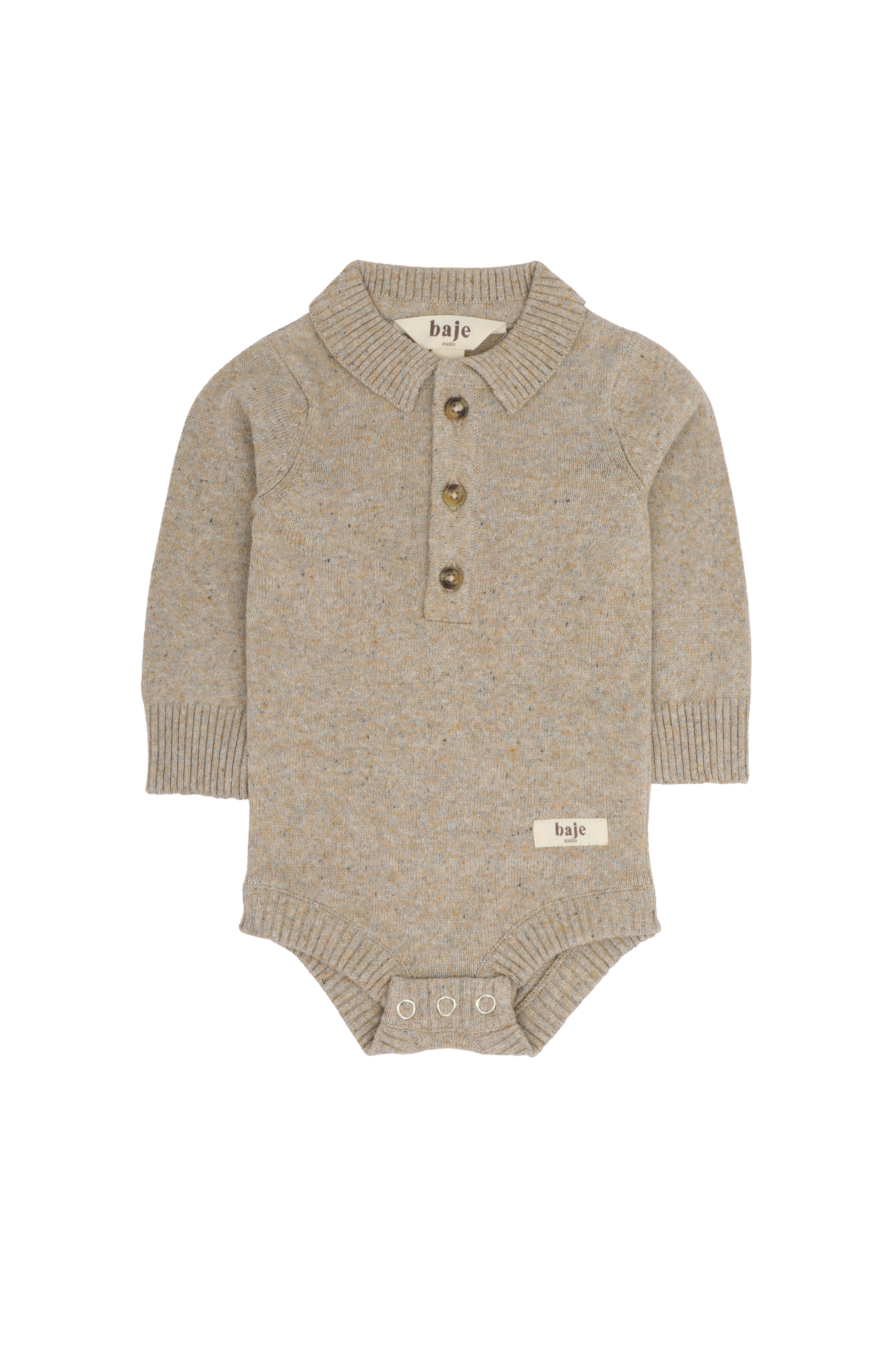 Baje studio Jake taupe polo body