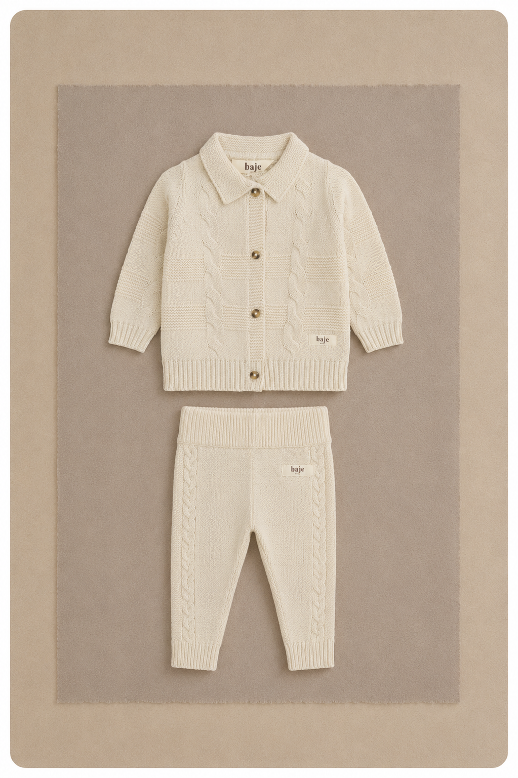 Baje studio Naut pants cream oat