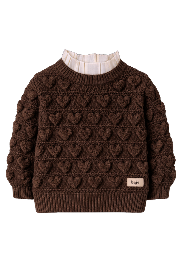 Baje Studio High winter Soho brown dark knit